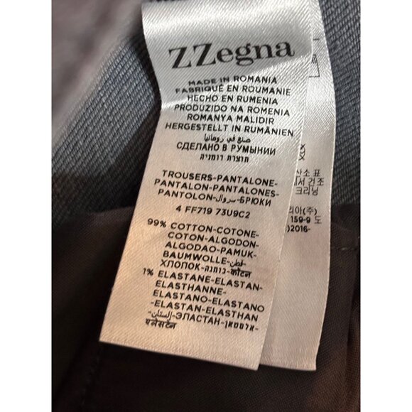 Z Zegna Mens Straight Fit Gray Jeans Size 30X29 - Picture 12 of 14